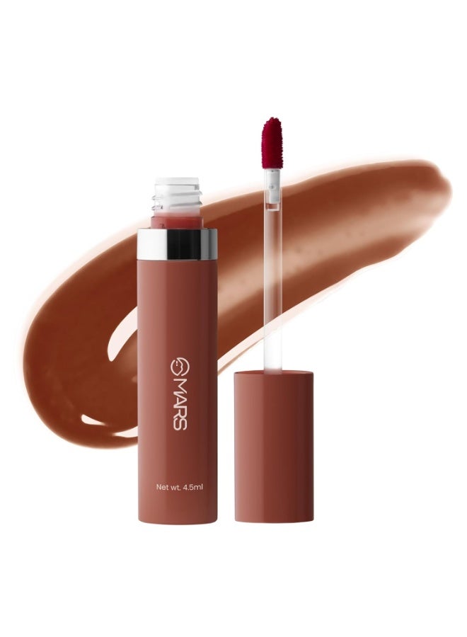 MARS Drip Lip Mist for Women (4.5 ml) (06-Cocoa Drip) | Dual Function | Buildable Color | Glossy Finish | Long-Lasting | Hydration | Light-Weight Formula | Non-Patchy Reapplication - Image 1